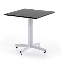 Stůl SANNA, 700x700x720 mm, bílá/černá