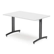 Stůl SANNA, 1200x800x720 mm, černá/bílá