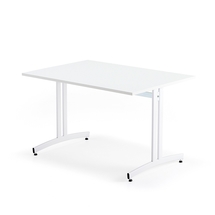 Stůl SANNA, 1200x800x720 mm, bílá