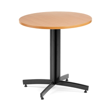 Kulatý stůl SANNA, Ø700x720 mm, černá/buk