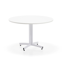 Kulatý stůl SANNA, Ø1100x720 mm, bílá