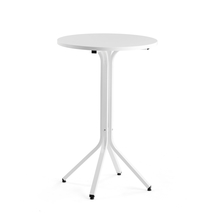 Stůl VARIOUS, Ø700 mm, výška 1050 mm, bílá, bílá