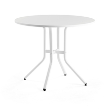 Stůl VARIOUS, Ø1100 mm, výška 900 mm, bílá, bílá