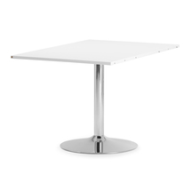 Jednací stůl FLEXUS, rozšiřující díl, 1200x800 mm, bílá, chrom