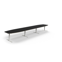 Jednací stůl AUDREY, 5600x1200 mm, bílá/tmavě šedá