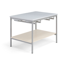Žehlicí stůl, 1200x900 mm, bříza, stříbrná
