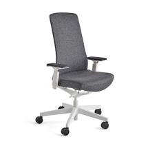 Kancelářská židle BELMONT, bílá, tmavě šedá