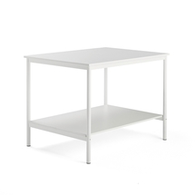 Pracovní stůl, 1200x900 mm, bílá, bílá