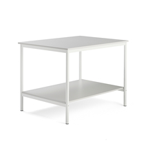 Pracovní stůl, 1200x900 mm, světle šedá, bílá