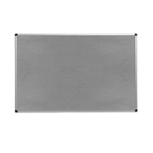 Nástěnka MARIA, 2000x1200 mm, šedá, hliníkový rám