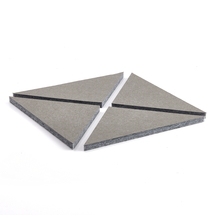 Akustický panel PATTERN, 600x600x40 mm, bal. 4 ks, světle hnědý