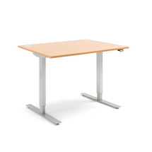 Výškově nastavitelný stůl FLEXUS, 1200x800 mm, buk