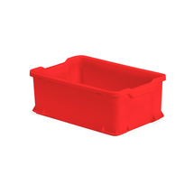 Plastová přepravka PRYCE, 14 l, 400x300x165 mm, červená