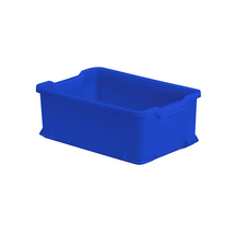 Plastová přepravka PRYCE, 14 l, 400x300x165 mm, modrá
