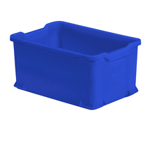 Plastová přepravka PRYCE, 54 l, 600x400x300 mm, modrá