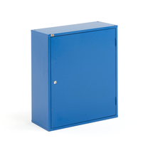 Kovová skříňka SERVE, 800x660x275 mm, modrá