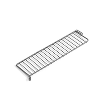 Přepážka pro drátěnou polici MARKET, 120x430 mm, bílé konzoly, stříbrná