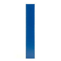 Uzavřený rám k regálu MIX, 2100x400 mm, modrý, 1 ks
