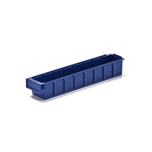Plastový box DETAIL, 500x94x80 mm, modrý