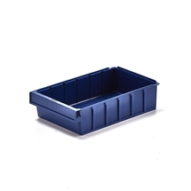 Plastový box DETAIL, 400x230x100 mm, modrý