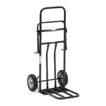 Multifunkční vozík, držák na pytle, nosnost 100 kg, černý