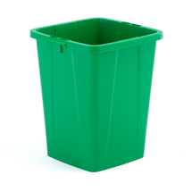 Koš na tříděný odpad OLIVER, 90 l, zelený