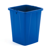 Koš na tříděný odpad OLIVER, 90 l, modrý