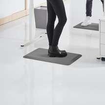 Podložka pro práci vestoje STEP, 500x750 mm, šedá