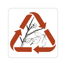 Samolepicí značka - zahradní odpad