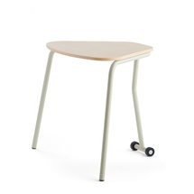 Sklápěcí stůl HEX, 740x800x620 mm, šedobéžové nohy, bříza