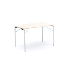 Skládací stůl NICKE, 1200x700x720 mm, pozinkovaný rám, lamino bříza