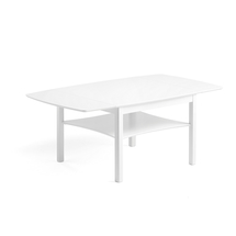 Konferenční stolek MARATHON, sklápěcí, 1350x800 mm, bílá
