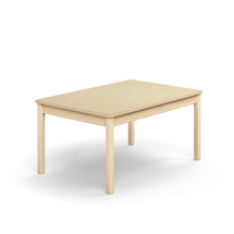 Stůl DECIBEL, 1200x800x590 mm, akustická HPL deska, bříza