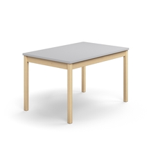 Stůl DECIBEL, 1200x800x720 mm, akustická HPL deska, bříza/šedá