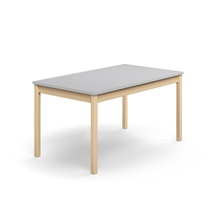 Stůl DECIBEL, 1400x800x720 mm, akustická HPL deska, bříza/šedá