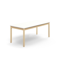 Stůl DECIBEL, 1800x800x720 mm, akustická HPL deska, bříza/bílá