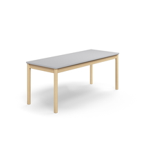 Stůl DECIBEL, 1800x700x720 mm, akustická HPL deska, bříza/šedá