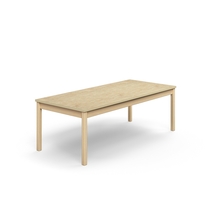 Stůl DECIBEL, 1800x800x590 mm, akustické linoleum, bříza/béžová