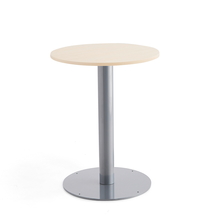 Kulatý stůl ALVA, Ø700x900 mm, bříza
