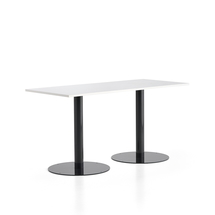 Stůl ALVA, 1800x800x900 mm, antracitová, bílá