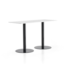 Barový stůl ALVA, 1800x800x1100 mm, antracitová, bílá