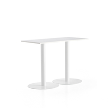 Barový stůl ALVA, 1400x700x1000 mm, bílá, bílá