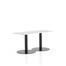 Stůl ALVA, 1400x700x720 mm, antracitová, bílá