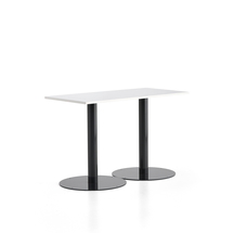 Stůl ALVA, 1400x700x900 mm, antracitová, bílá