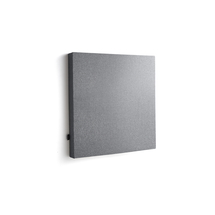 Akustický panel POLY, čtverec, 600x600x56 mm, nástěnný, světle šedá