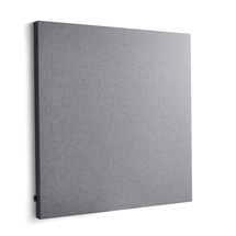 Akustický panel POLY, čtverec, 1180x1180x56 mm, nástěnný, světle šedá