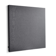 Akustický panel POLY, čtverec, 1180x1180x56 mm, nástěnný, tmavě šedá