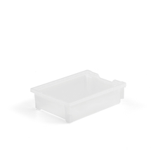 Plastový box IDA, 427x312x75 mm, průhledný
