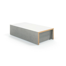 Stupňovité sezení TOGETHER, 800x400x200 mm, betonově šedá