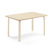 Stůl ELTON, 1200x700x640 mm, bříza, akustické linoleum, béžová